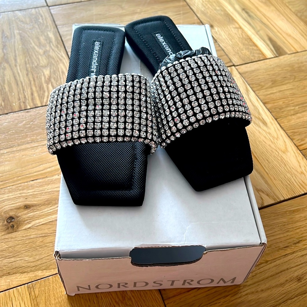 Alexander Wang Rhinestone Sandals